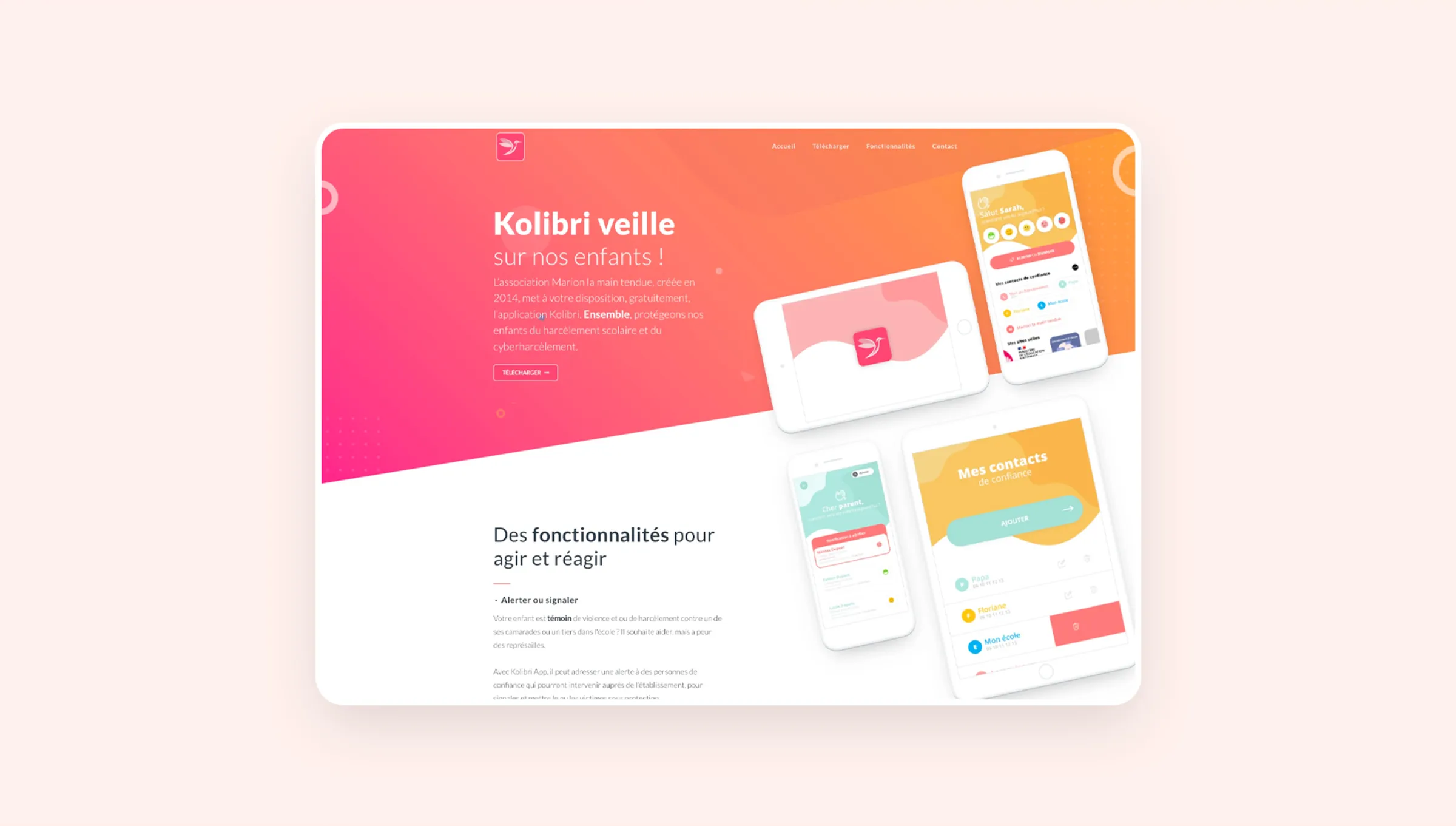 Marion La Main Tendue — image de production